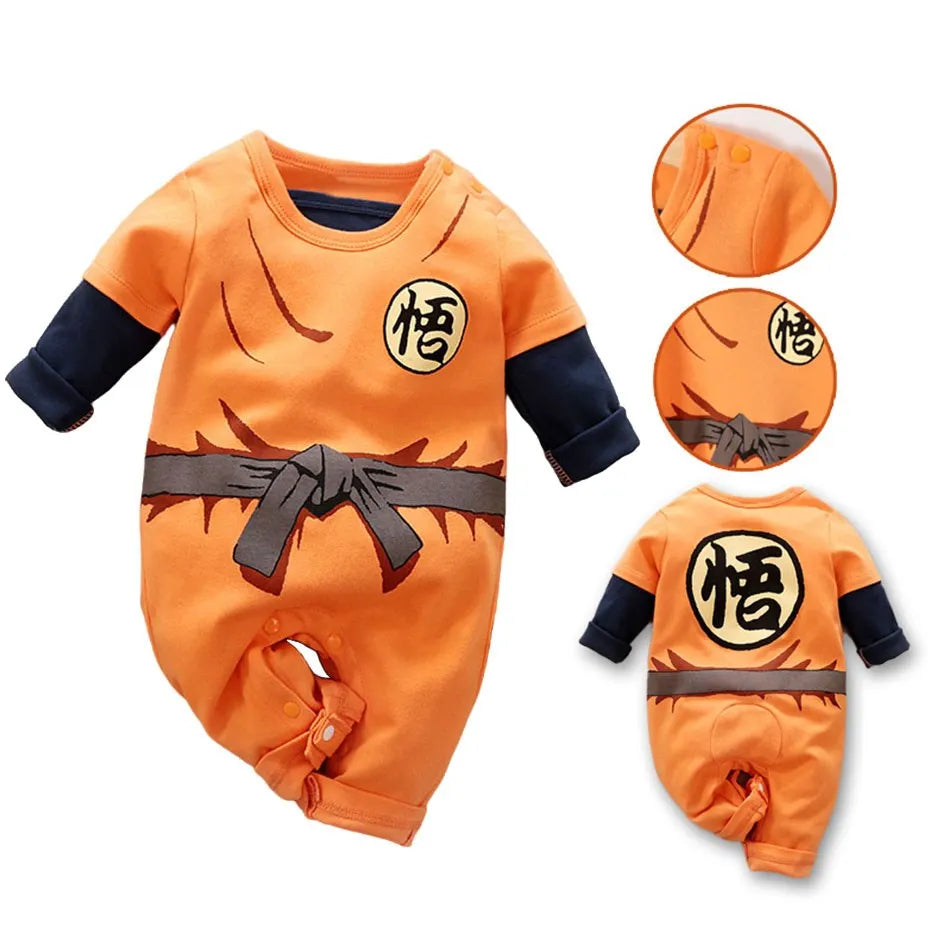 Baby Anime Clothes Dragonball Cosplay Costume Jumpsuit