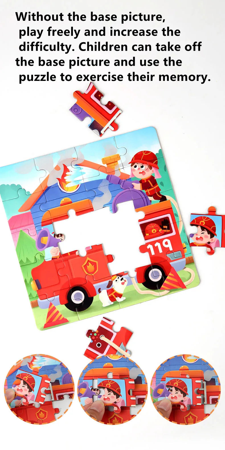Montessori Magnetic Puzzle Book for Kids – Early Learning Educational Toy with Vehicles, Ocean & Dinosaur Themes