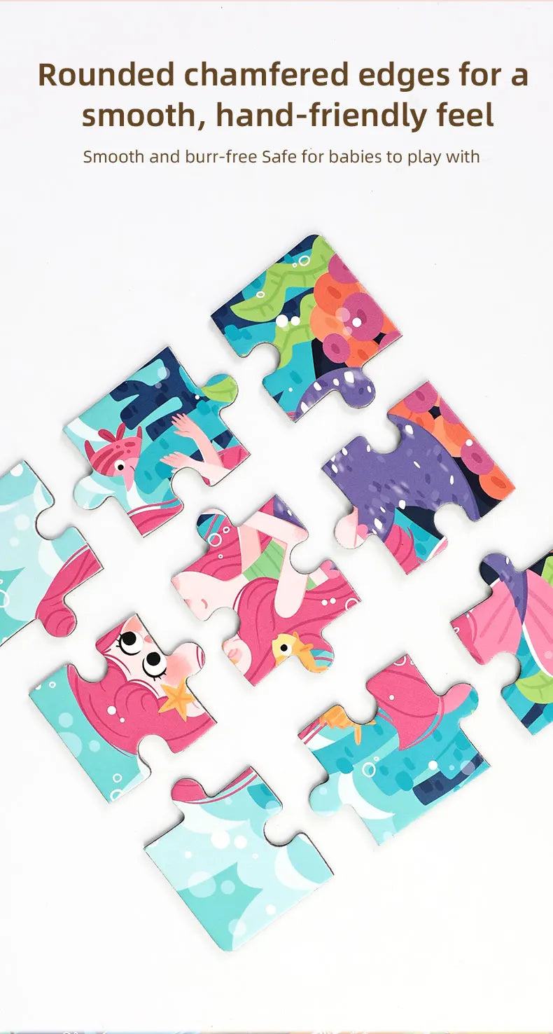 Montessori Magnetic Animal Puzzle Book – Fun Learning & Problem-Solving for Toddlers