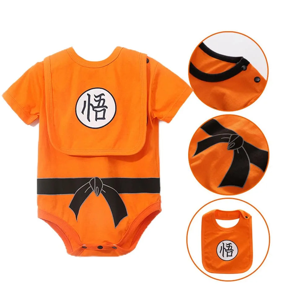 Baby Anime Clothes Dragonball Cosplay Costume Jumpsuit