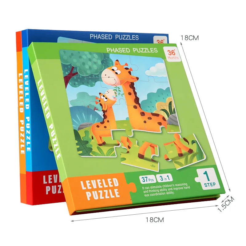 Montessori Magnetic Puzzle Book for Kids – Early Learning Educational Toy with Vehicles, Ocean & Dinosaur Themes