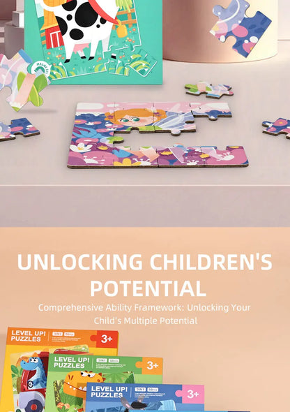 Montessori Magnetic Animal Puzzle Book – Fun Learning & Problem-Solving for Toddlers