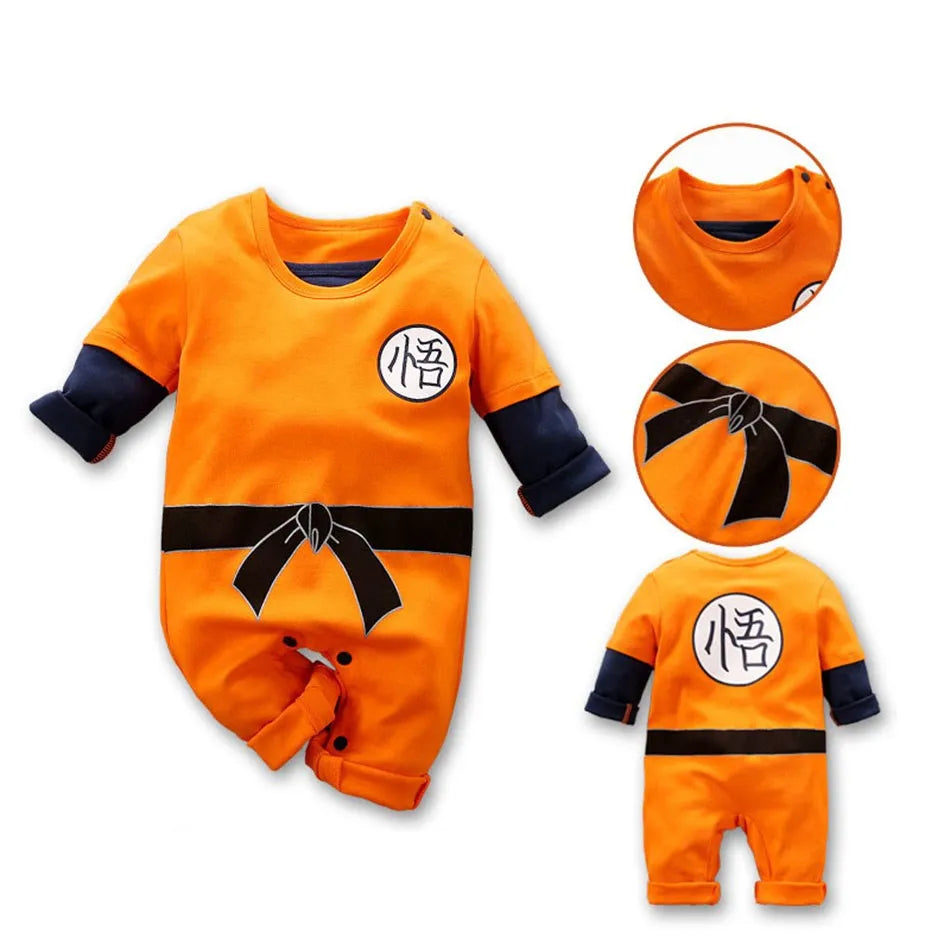 Baby Anime Clothes Dragonball Cosplay Costume Jumpsuit