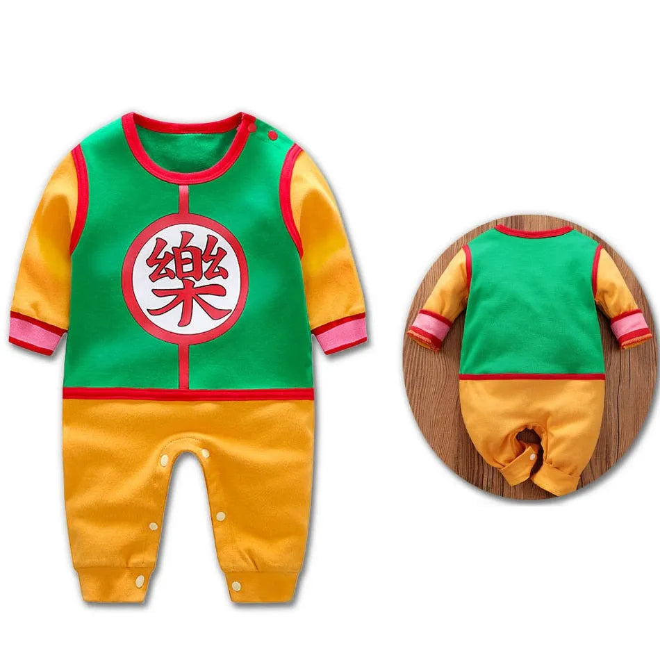 Baby Anime Clothes Dragonball Cosplay Costume Jumpsuit